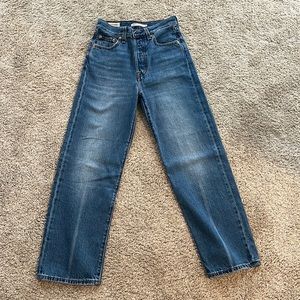 Levi’s rib cage straight leg jeans